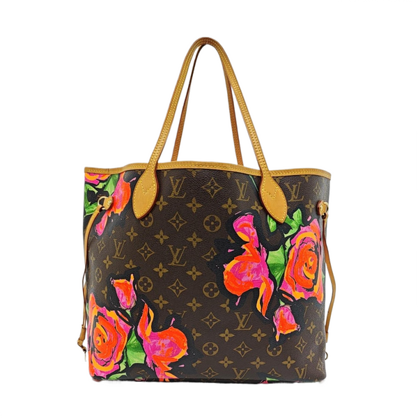 NEVERFULL MM Monogram Coated Canvas Brown