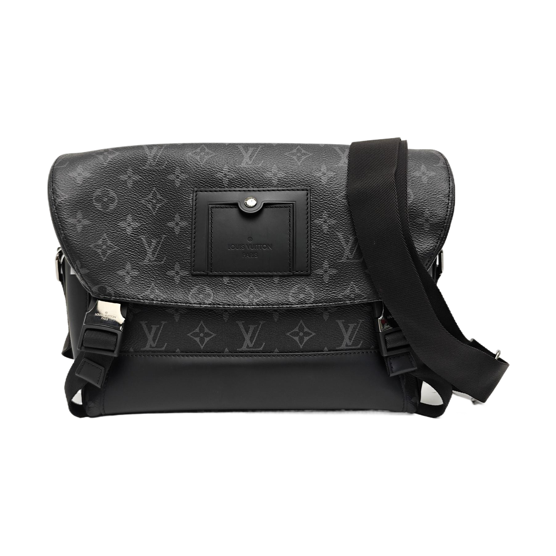 VOYAGER PM Monogram Coated Canvas Black