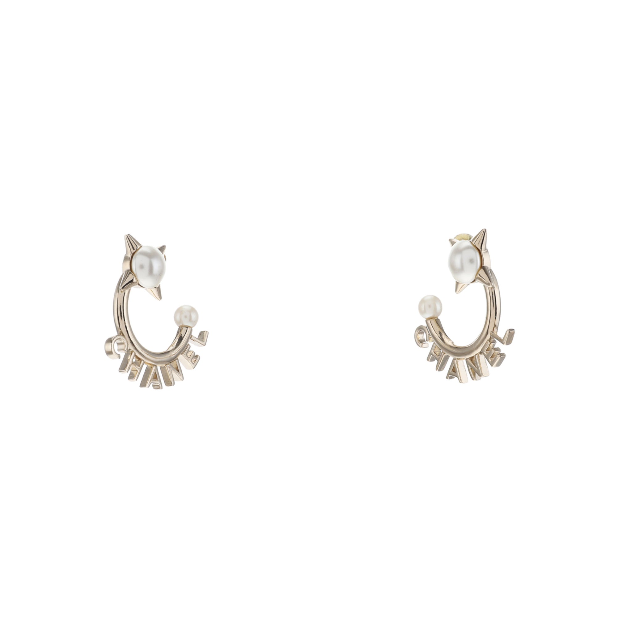 Metal Gold Stud Earrings