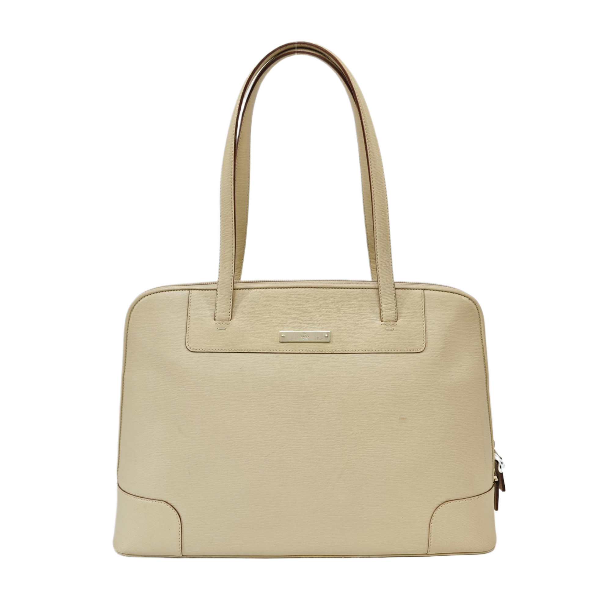 Calfskin Tote Bag Beige