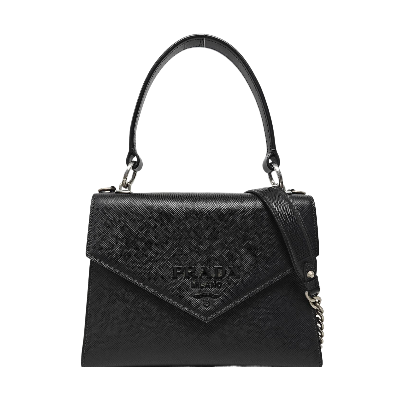 Monochrome Saffiano Calfskin Black