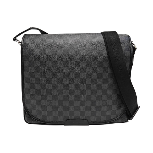 DANIEL Damier Graphite Coated Canvas Gray