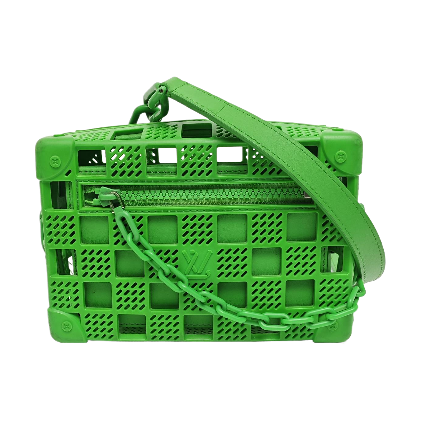 SOFT TRUNK Damier Rubber Green
