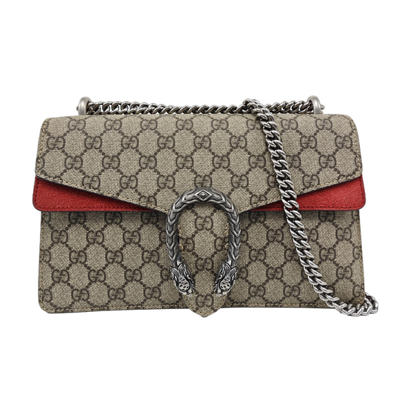 Dionysus Small Monogram Coated Canvas Black