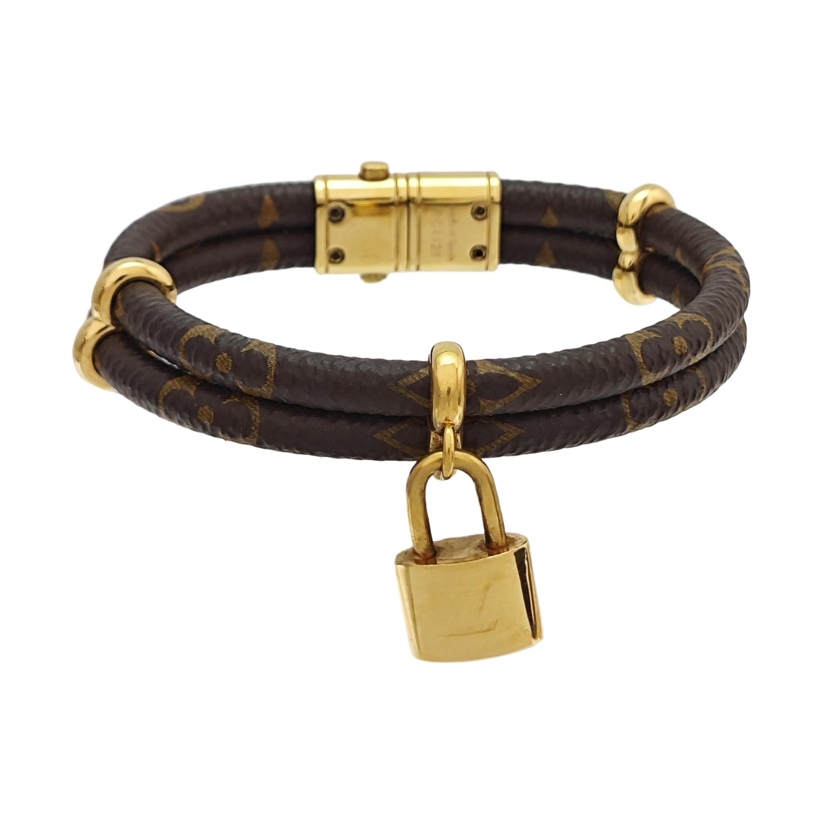 KEEP IT Coated Canvas Brown Bangle