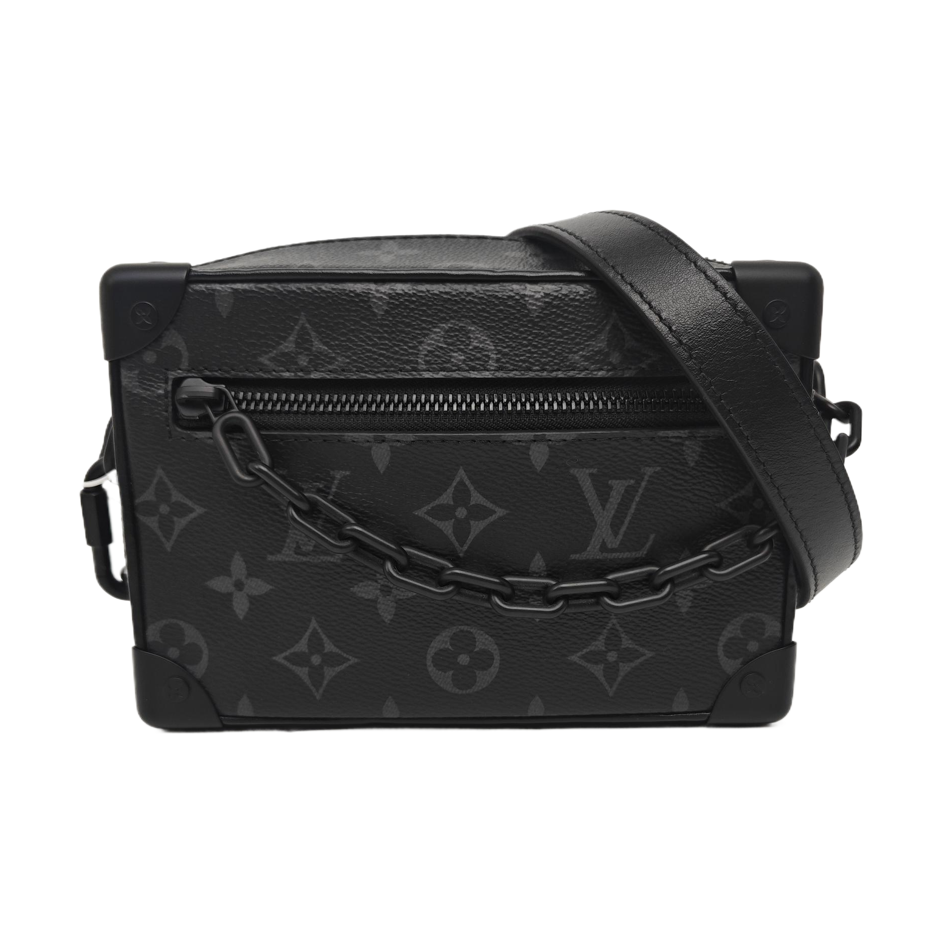 SOFT TRUNK Mini Monogram Coated Canvas Black