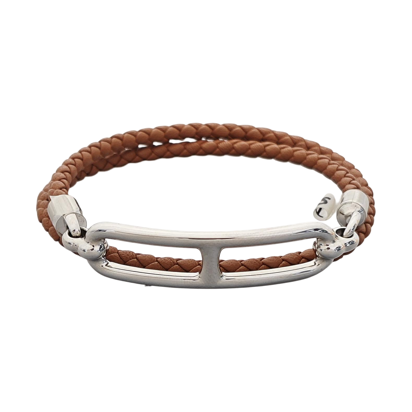 Roulis Leather Brown Bangle
