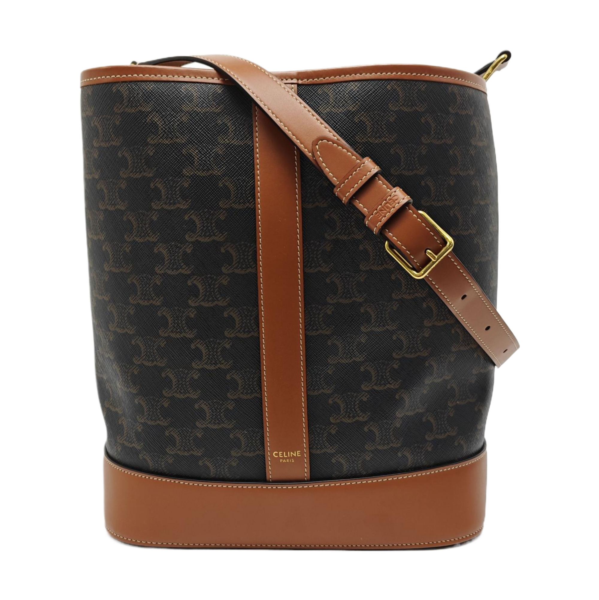 TRIOMPHE CANVAS Medium Coated Canvas Brown