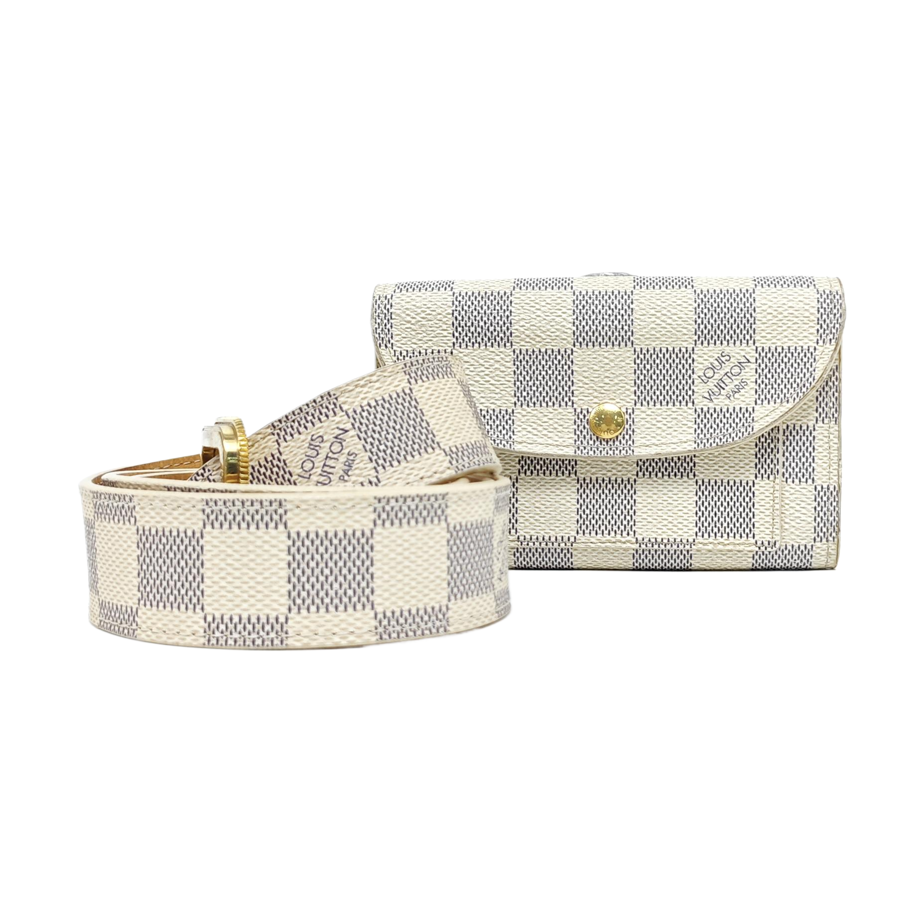 ROSALIE Damier Azur Coated Canvas Beige