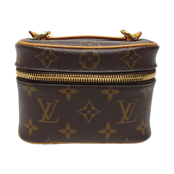 NICE Super Mini Monogram Coated Canvas Brown