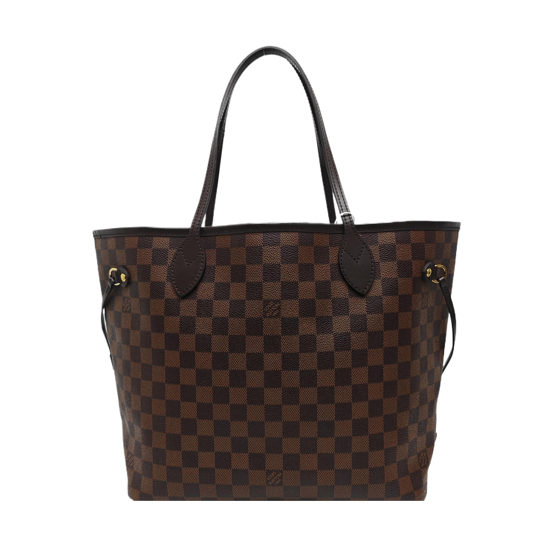 NEVERFULL MM Damier Ebene Coated Canvas Brown