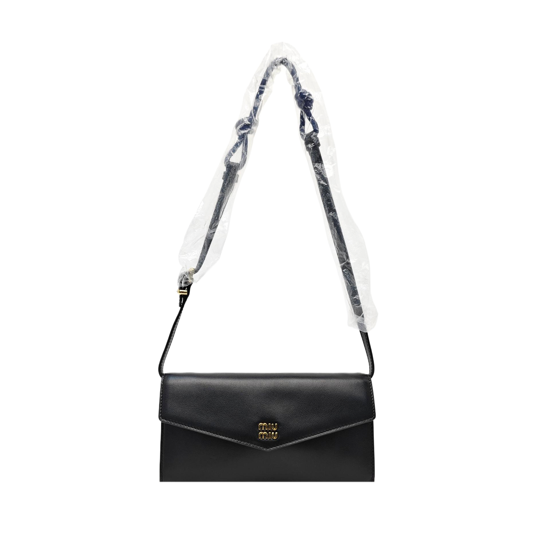 Calfskin Shoulder Bag Black