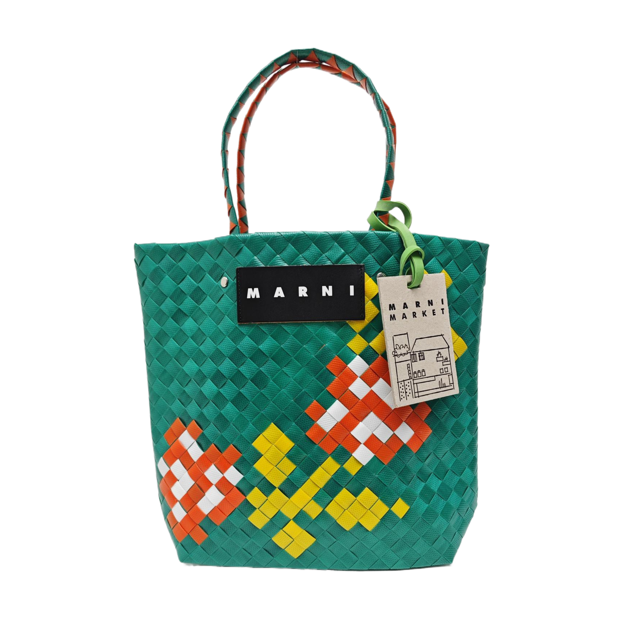 Special Material Top Handle Bag Multicolor