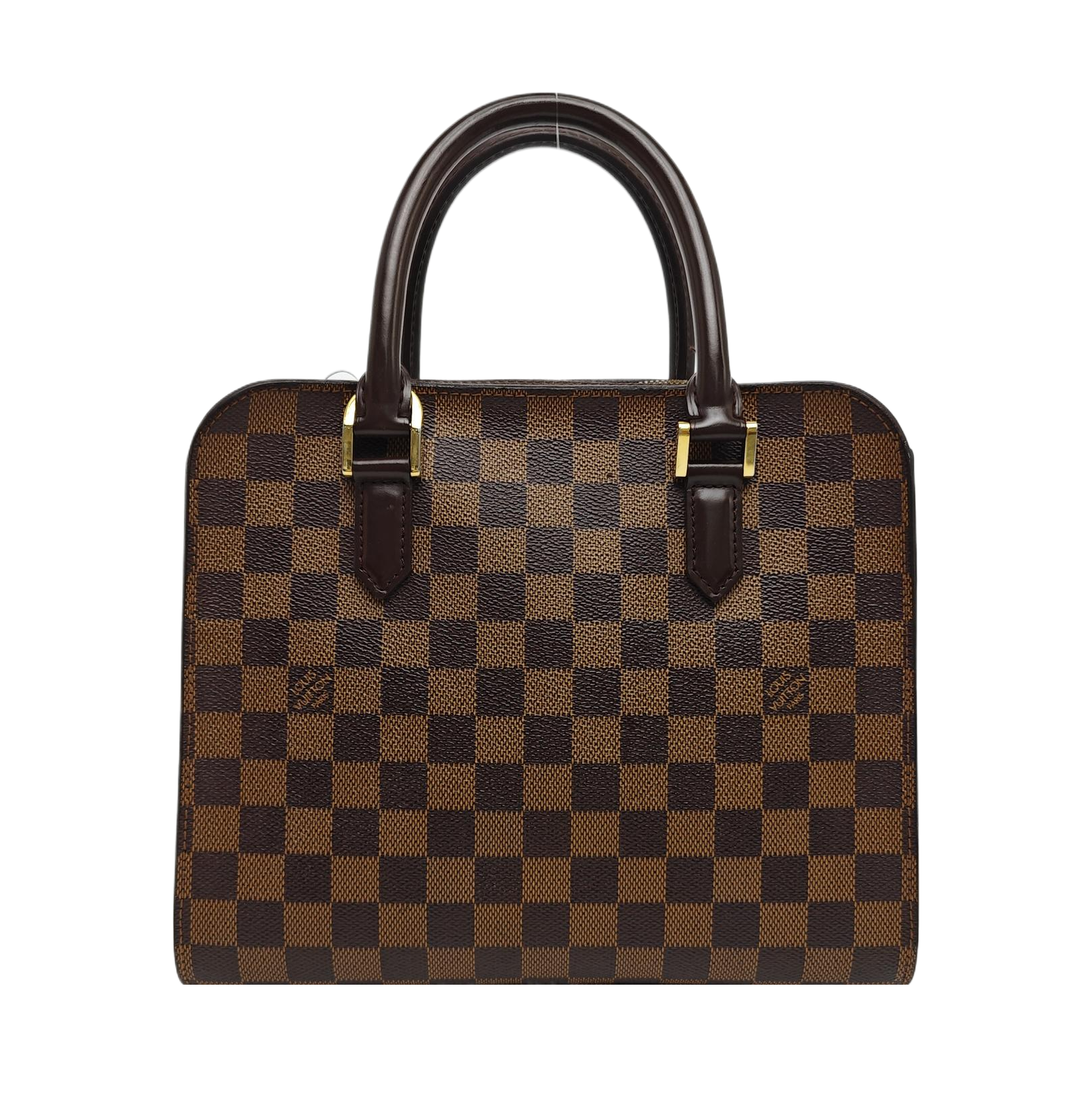 TRIANA Damier Ebene Coated Canvas Brown