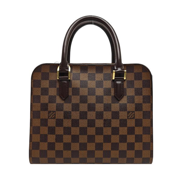 TRIANA Damier Ebene Coated Canvas Brown