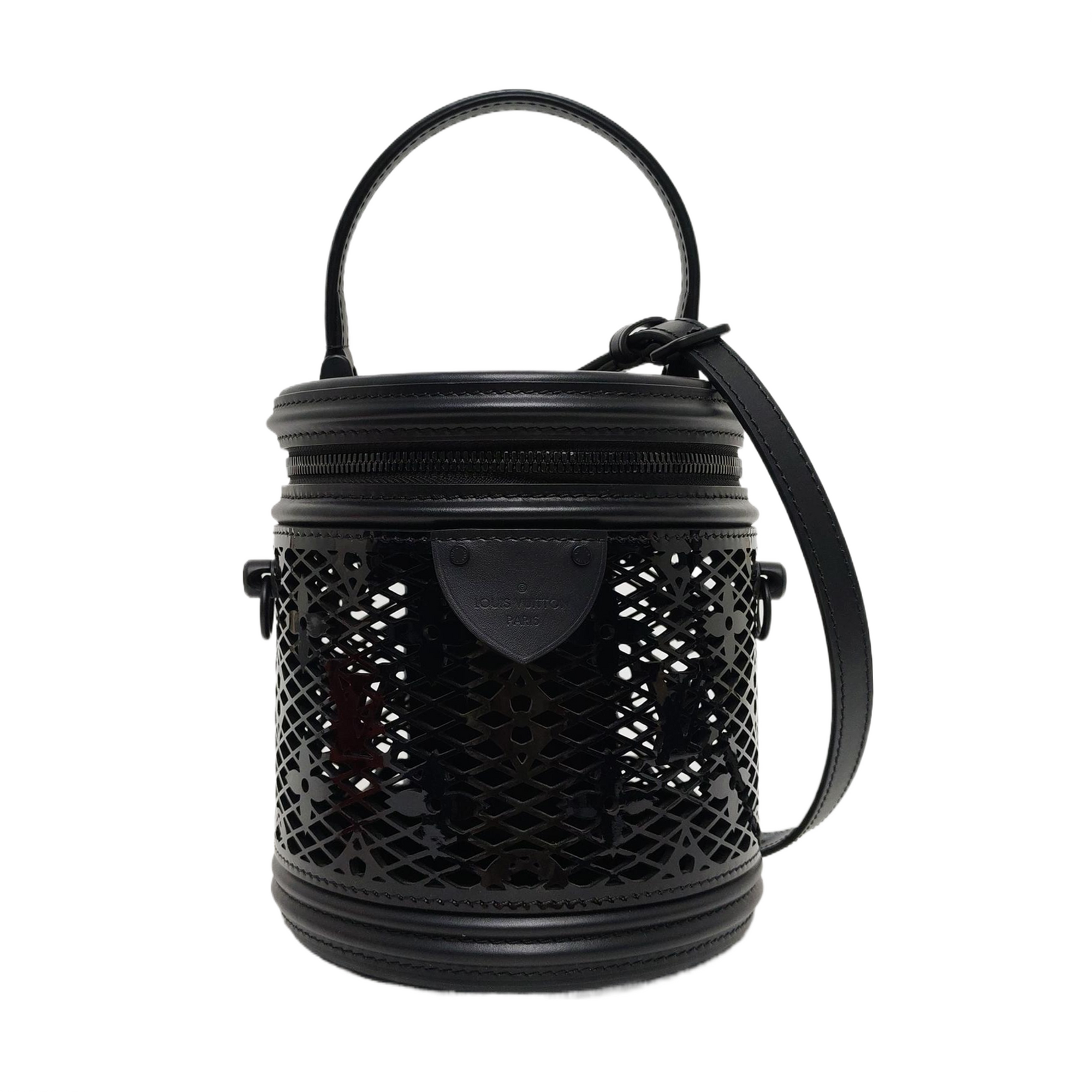 CANNES Monogram Calfskin Black