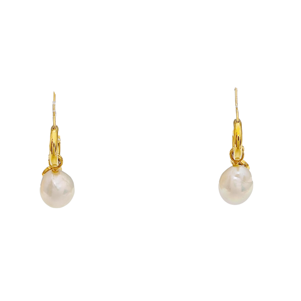 Metal Gold Stud Earrings
