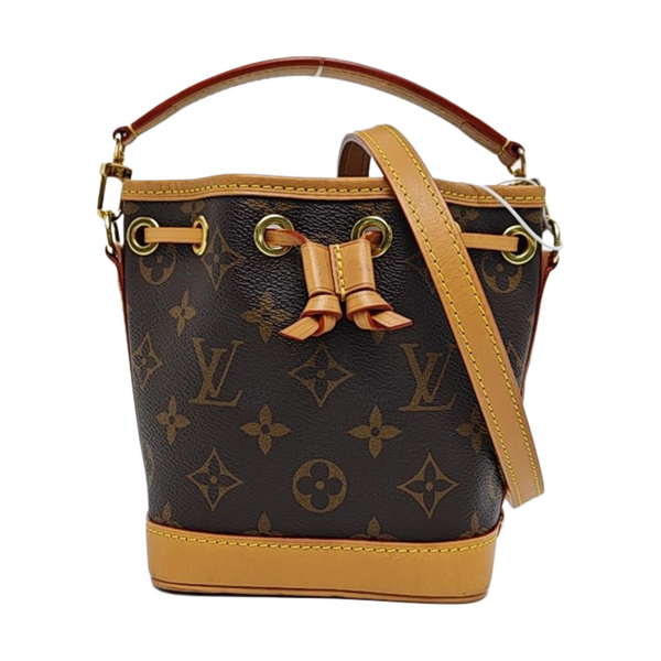 NOÉ Nano Monogram Coated Canvas Brown