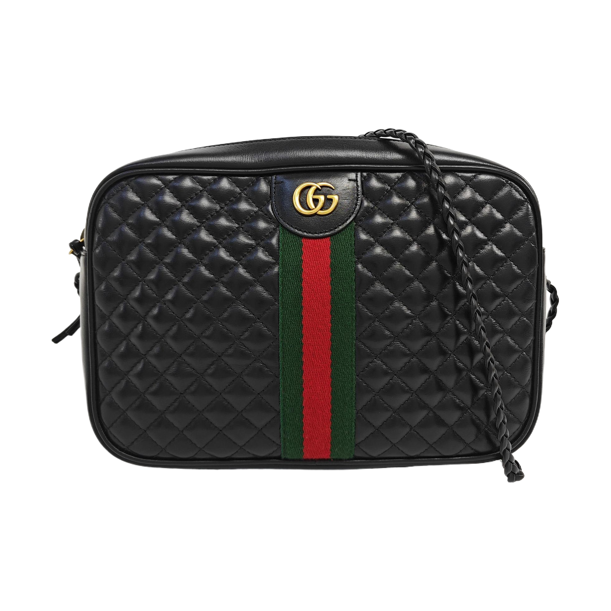 Ophidia Small Quilted Calfskin Black
