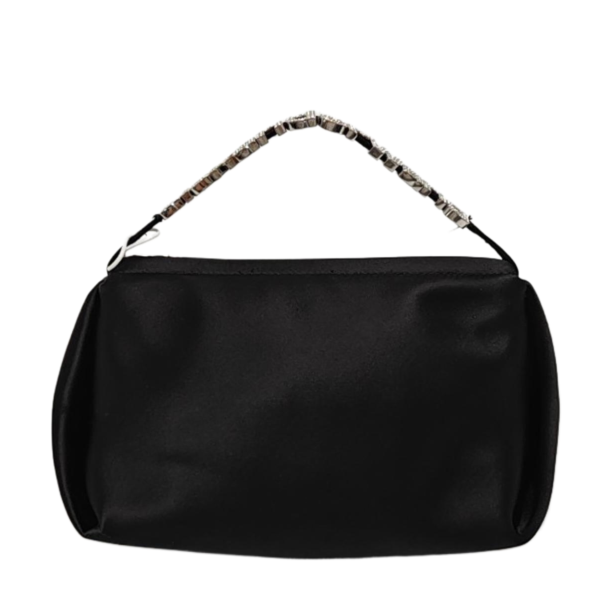 Fabric Top Handle Bag Black