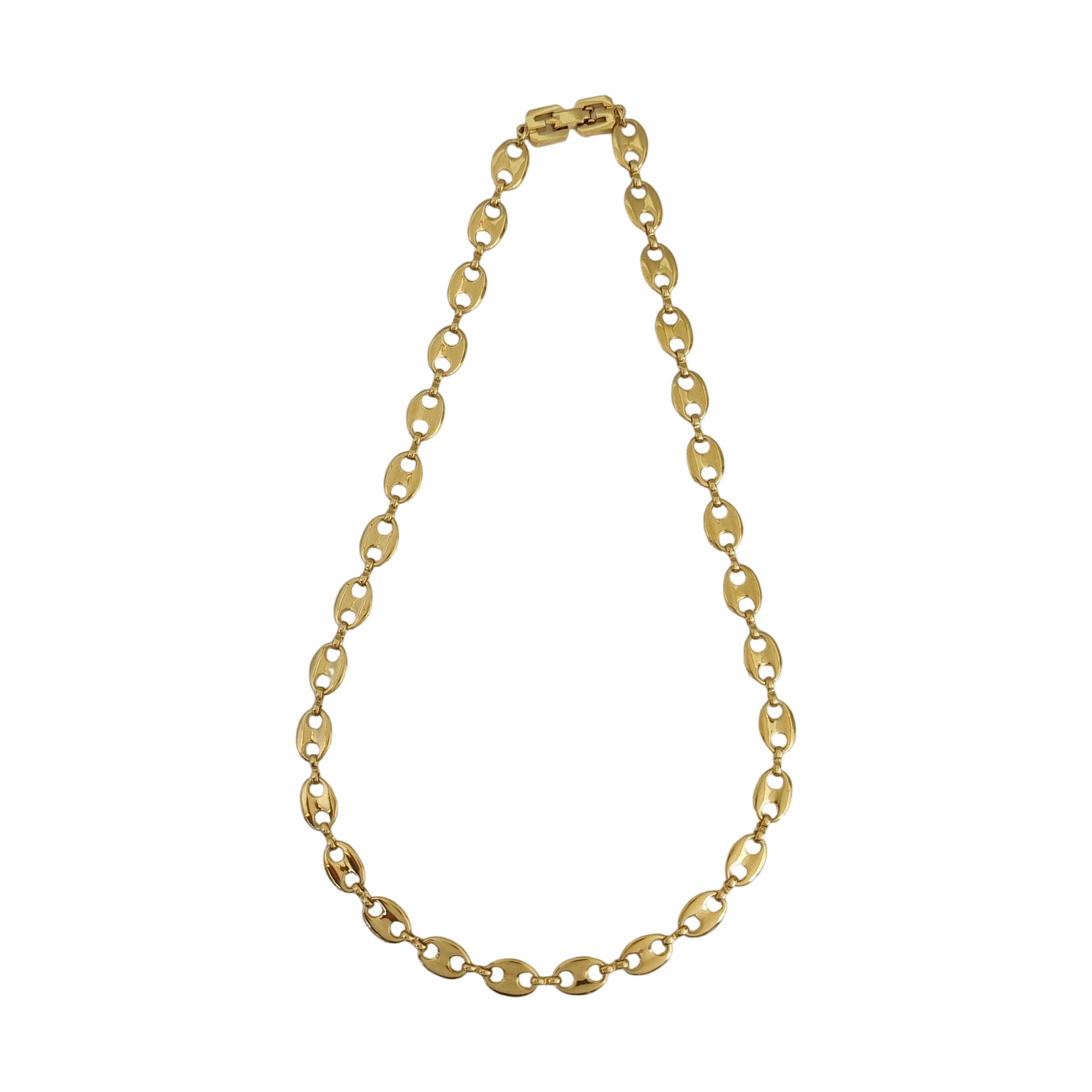 G Cube Metal Gold Necklace