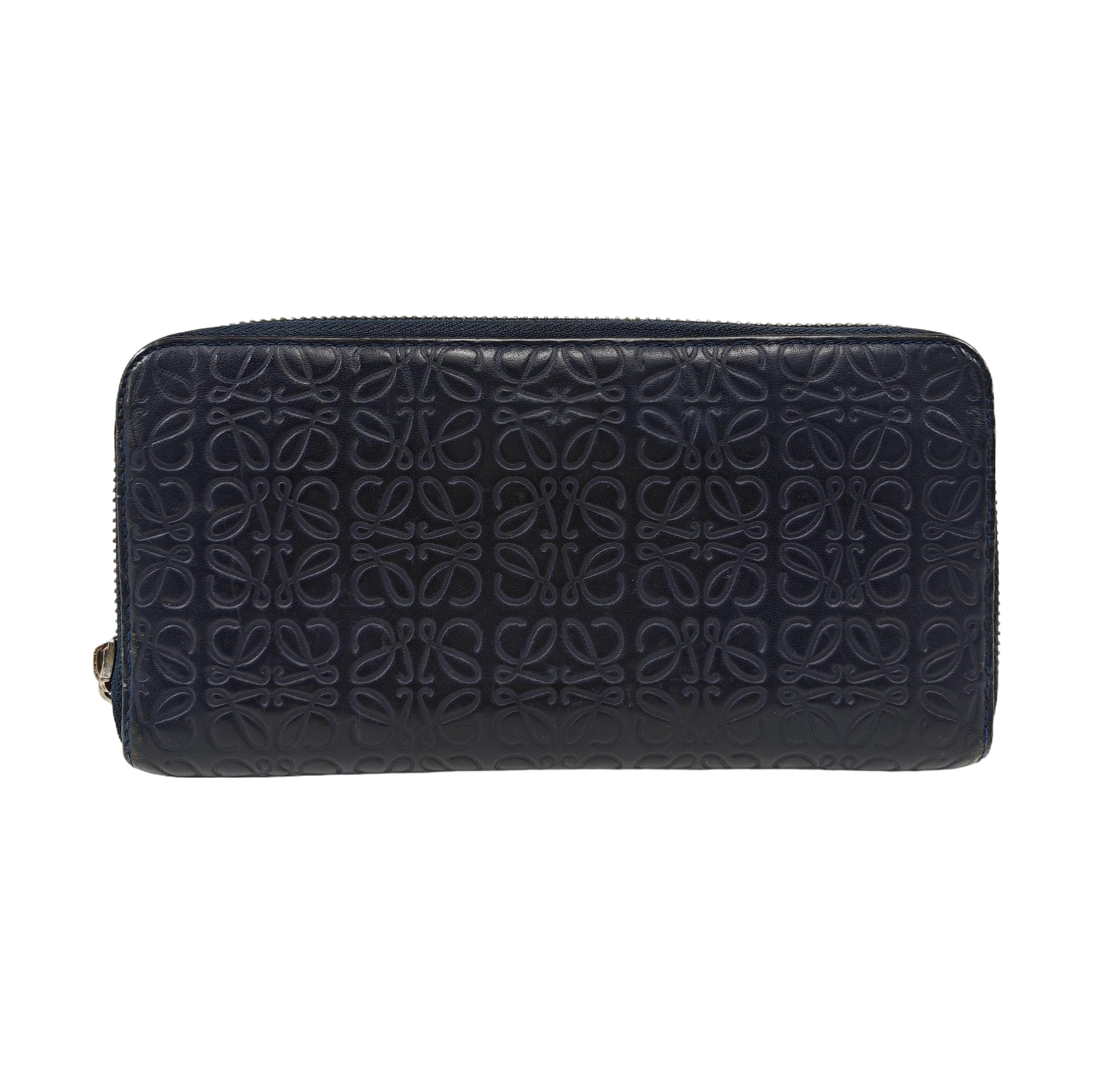 Repeat Calfskin Blue Wallet