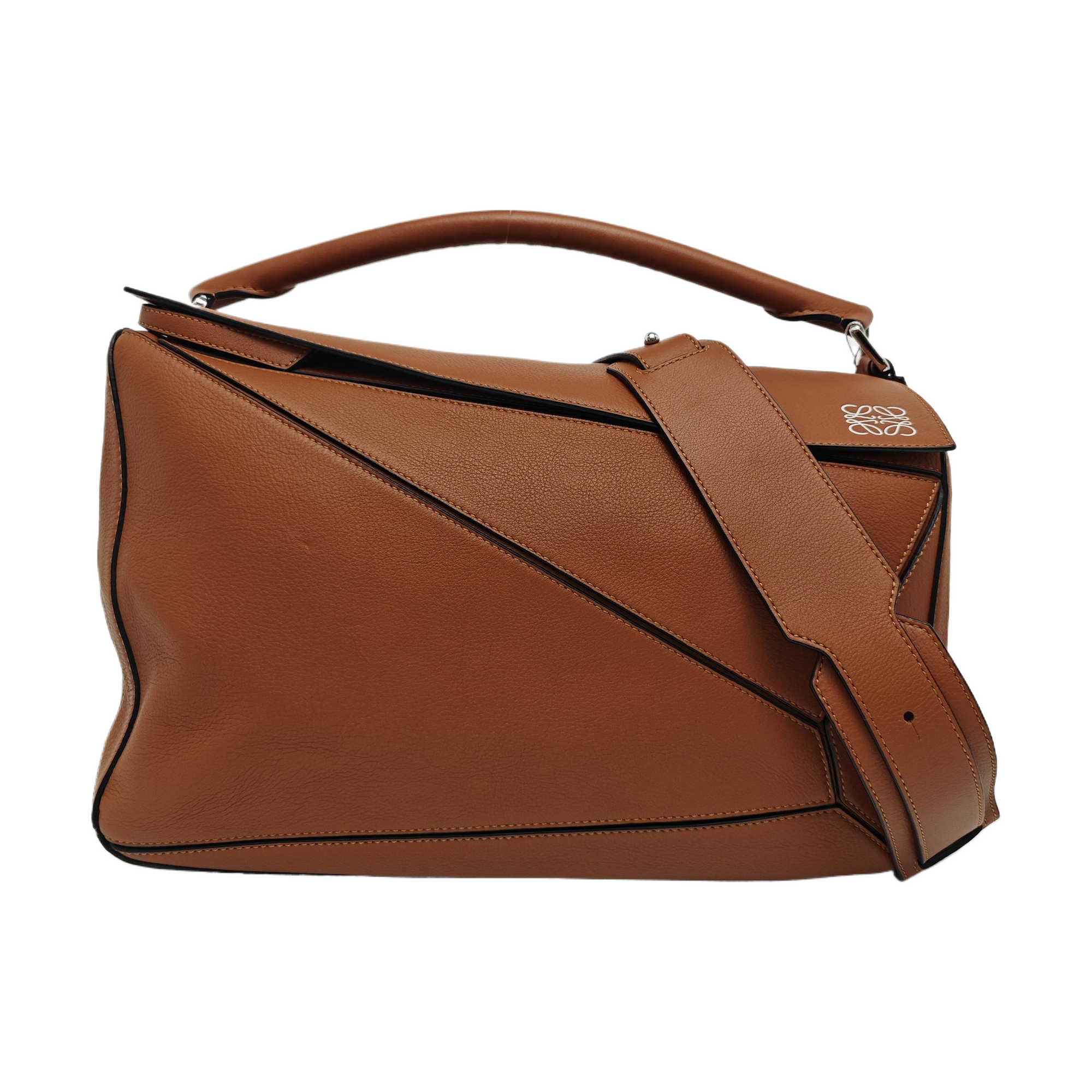 Puzzle Large Calfskin Brown