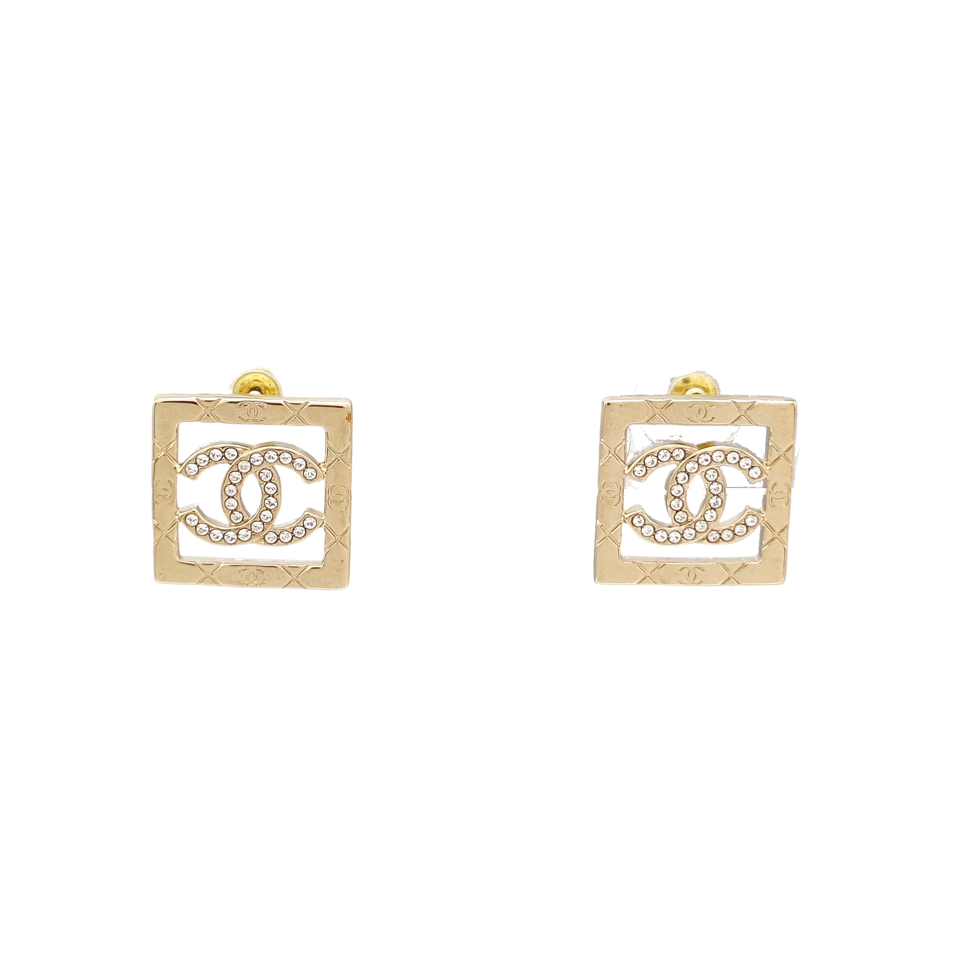 Metal Gold Stud Earrings