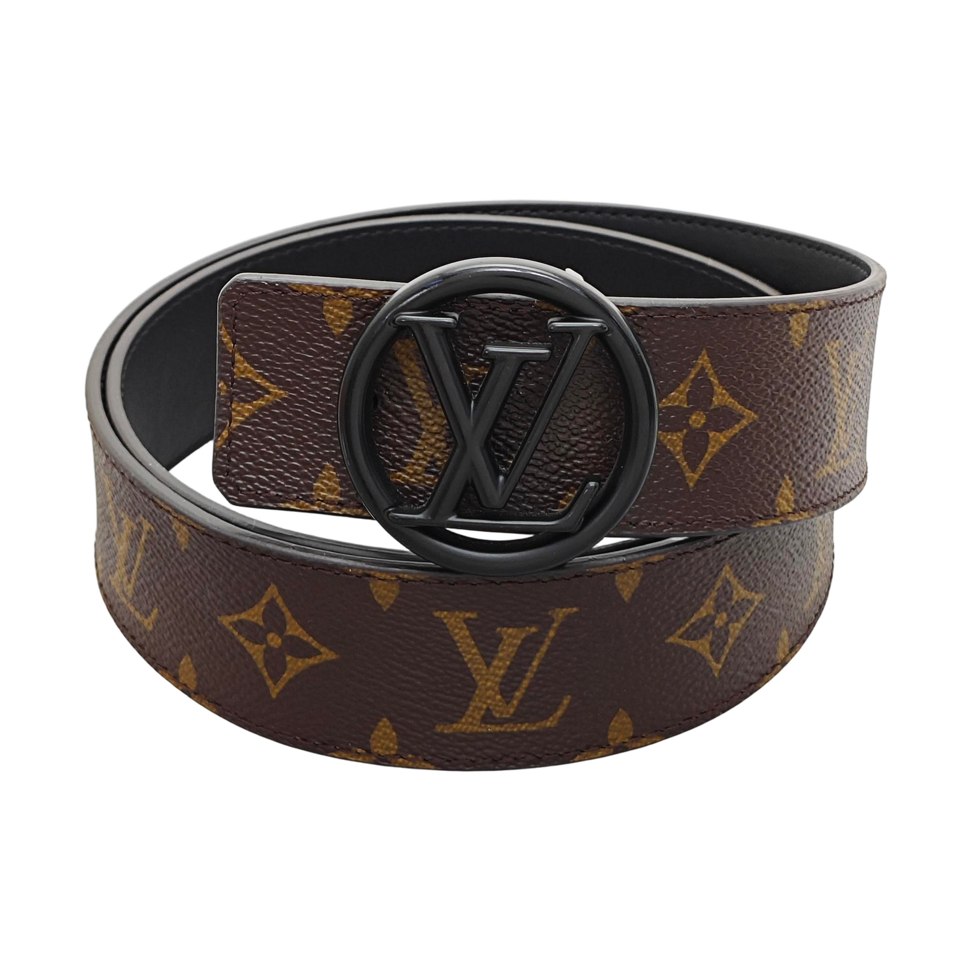 Coated Canvas Belt Brown