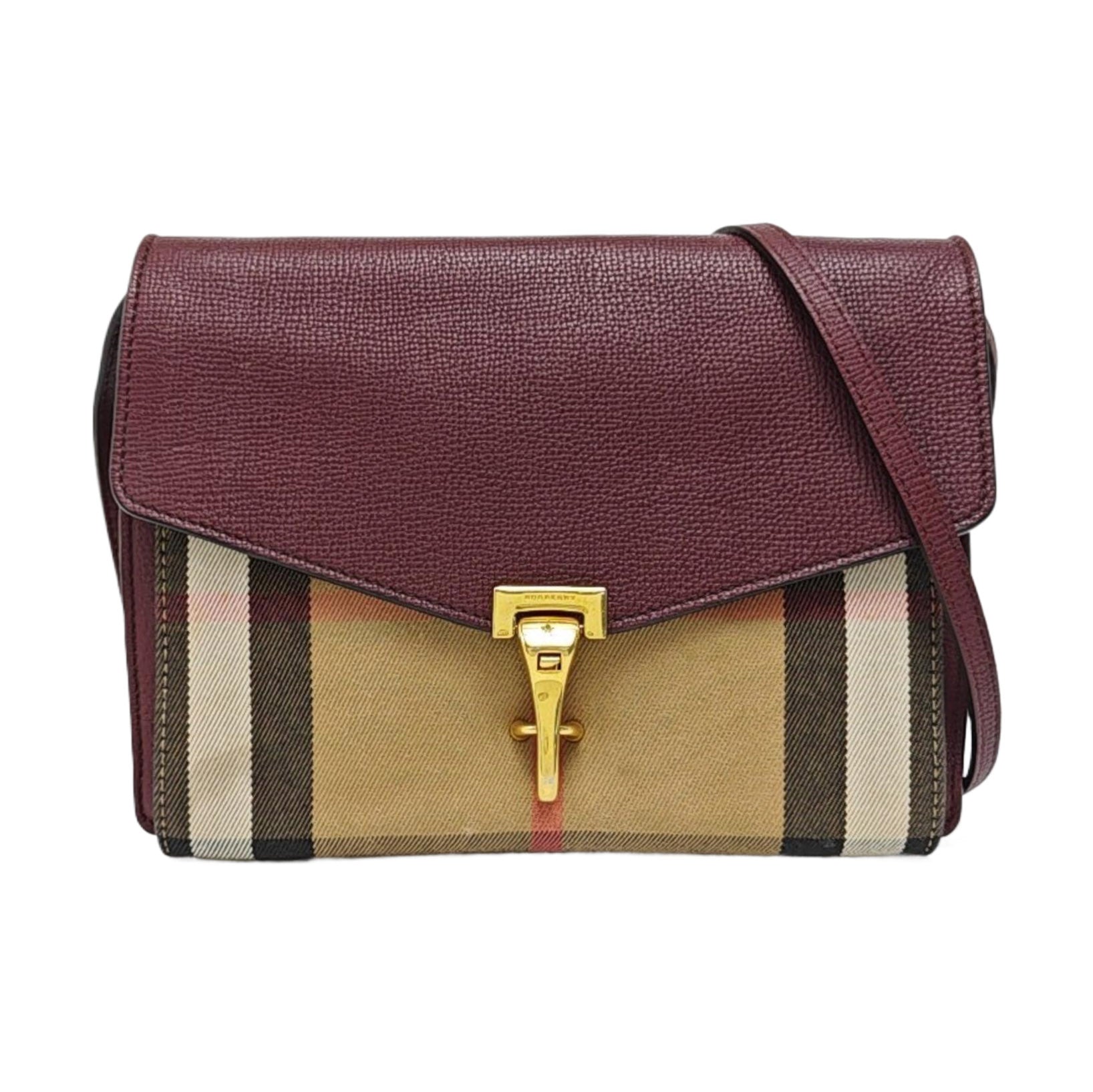 Authenticated pre-owned  Macken Small Patchwork Burgundy - Crossbody Bag at Looply