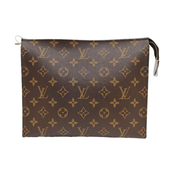 TOILET POCKET 26 Monogram Coated Canvas Brown