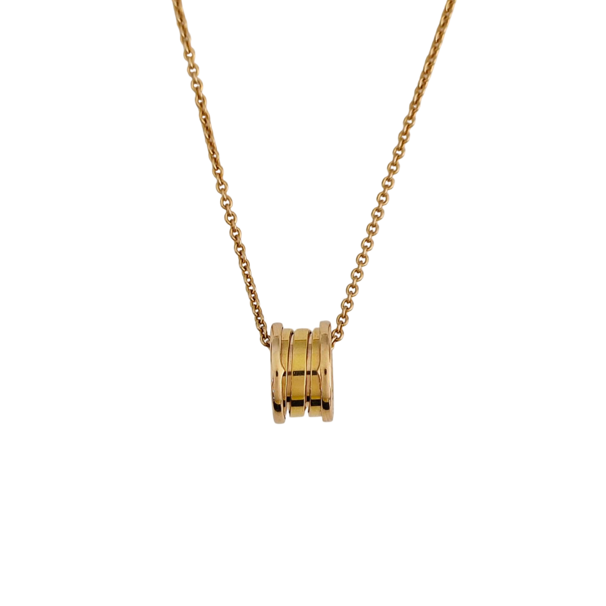 B.ZERO1 18k Rose Gold Necklace