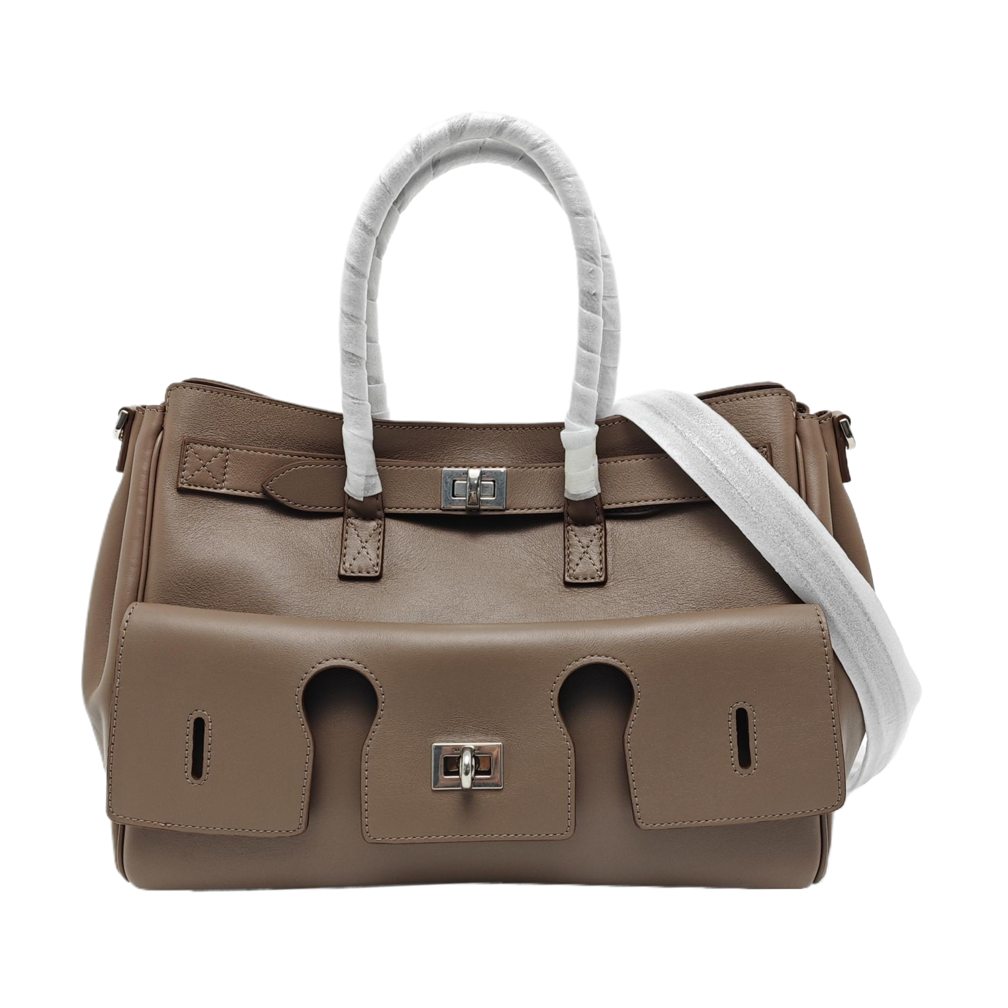 BEL AIR Small Calfskin Gray