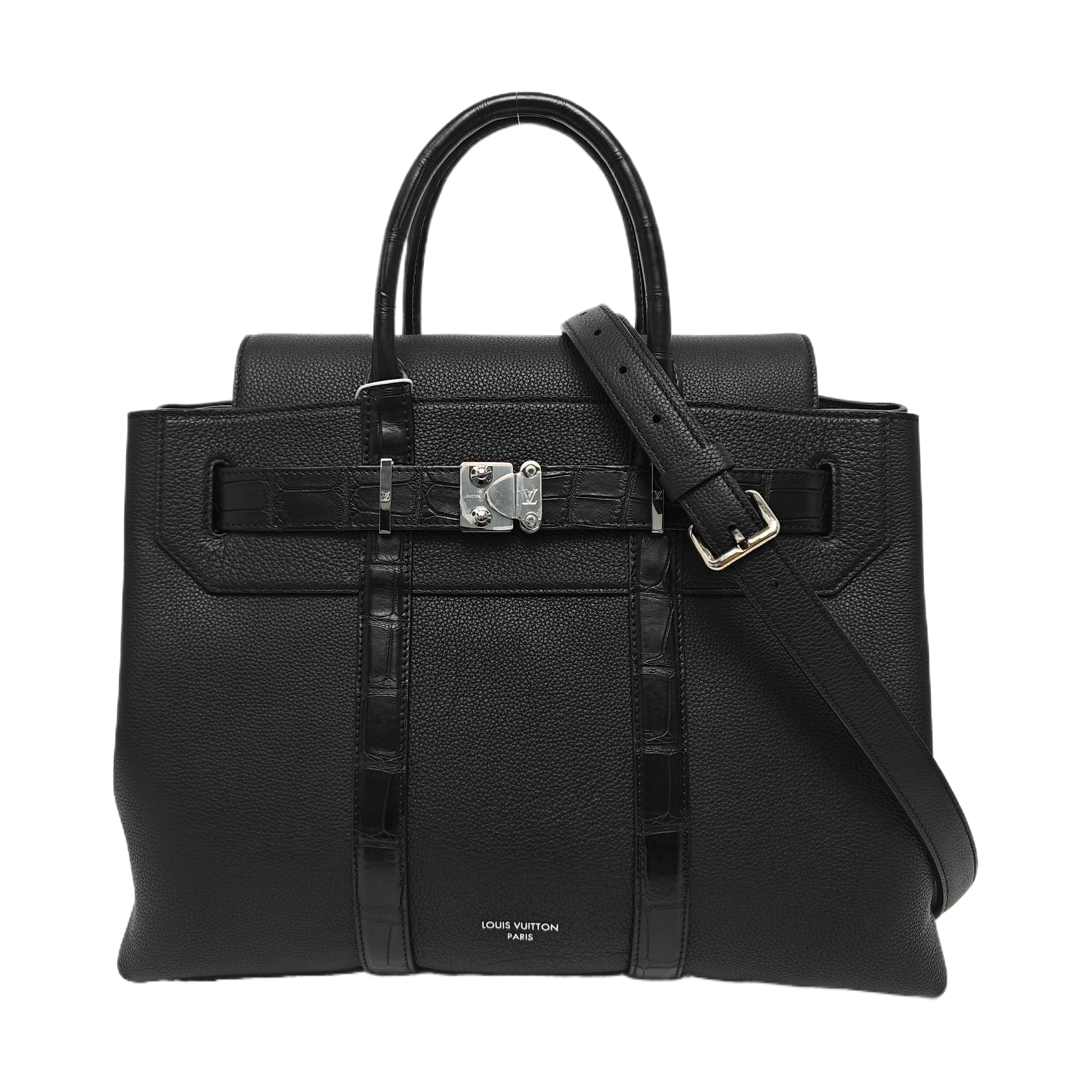 GEORGES MM Calfskin Black