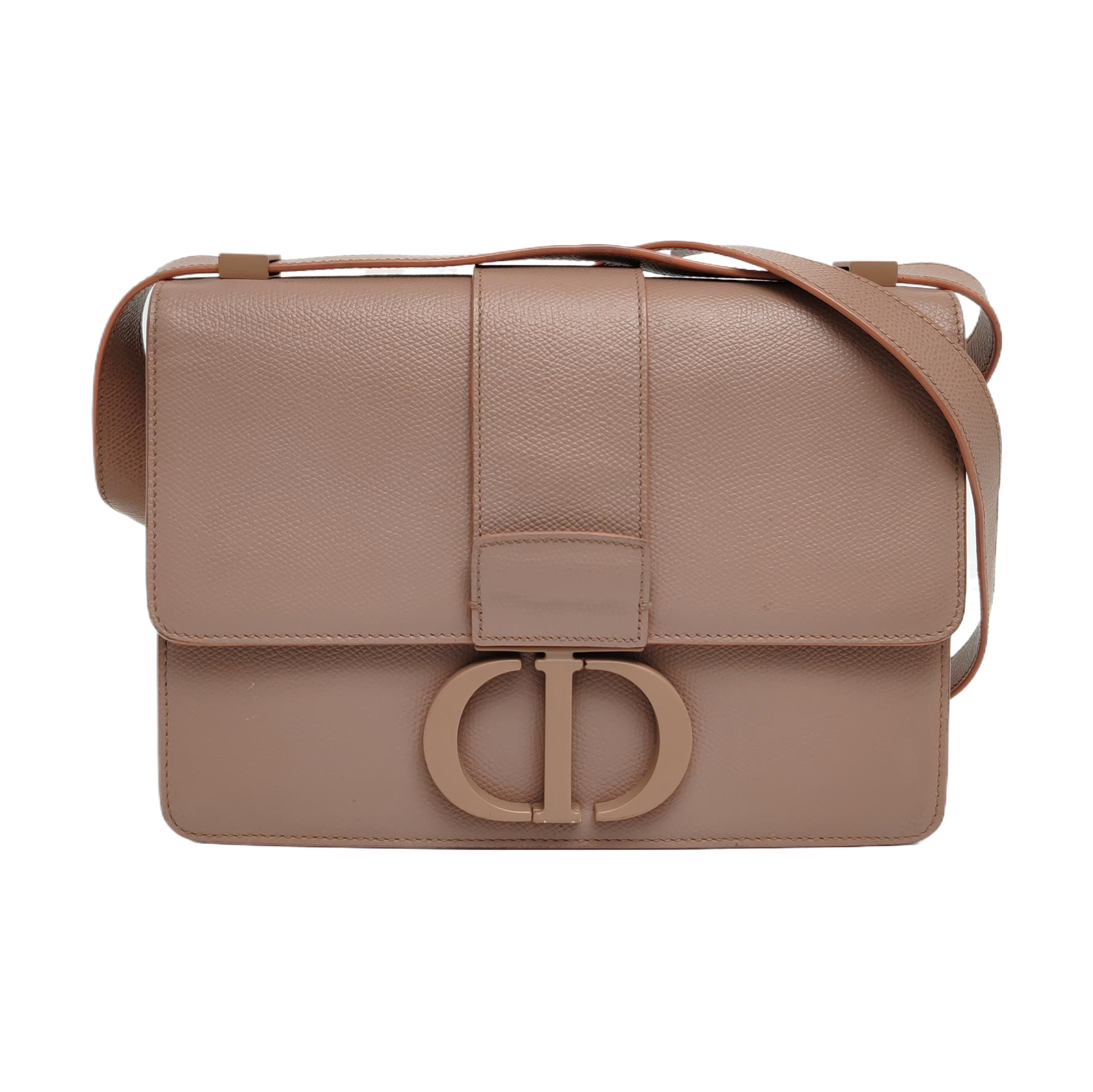 Authenticated pre-owned  30 Montaigne Calfskin Beige - Crossbody Bag at Looply