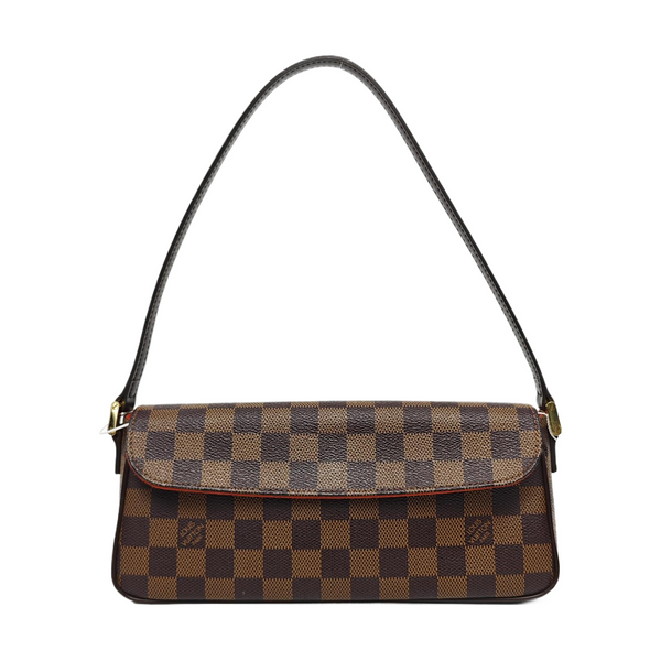 RECOLETA Damier Ebene Coated Canvas Brown