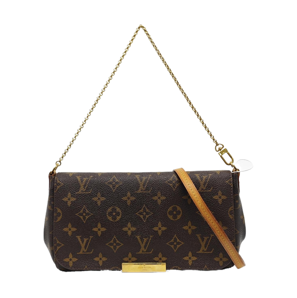 FAVORITE MM Monogram Coated Canvas Brown