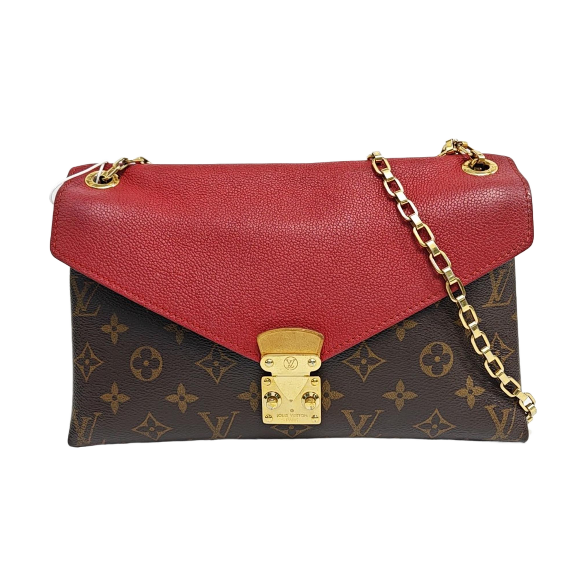 PALLAS BB Monogram Coated Canvas Brown