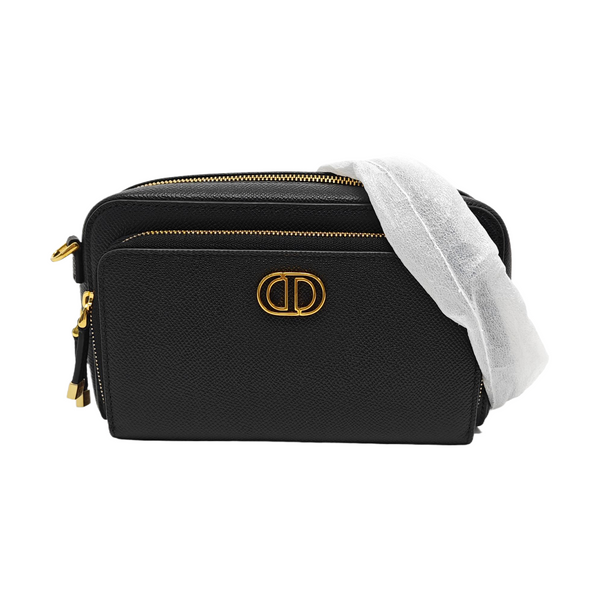 Calfskin Shoulder Bag Black