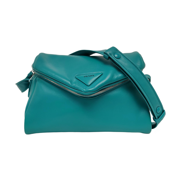 Prada Signaux Calfskin Blue