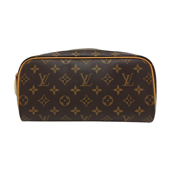DOPP Monogram Coated Canvas Brown