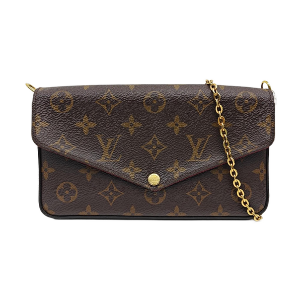 FÉLICIE Monogram Coated Canvas Brown