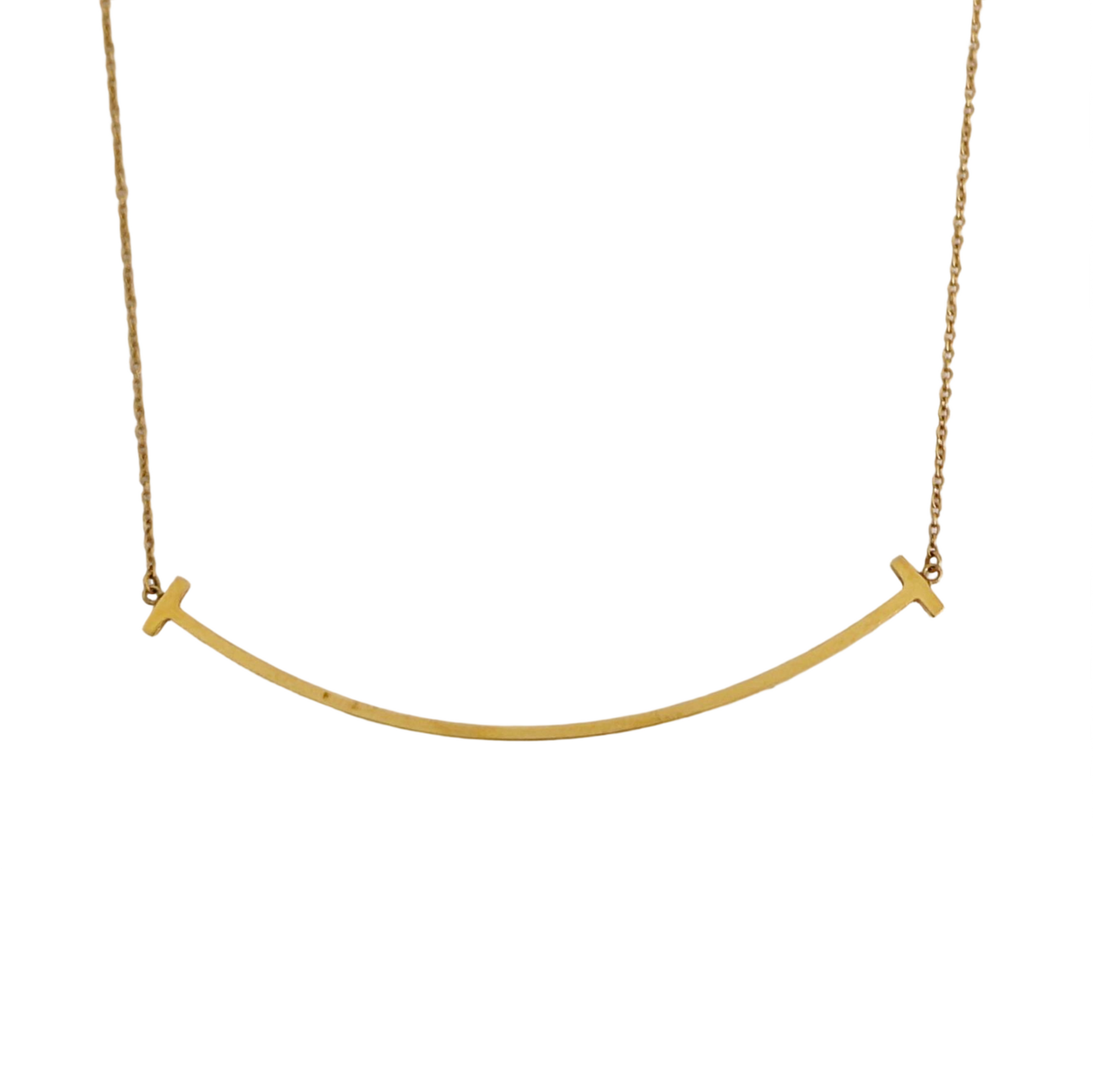 Tiffany T 18k Gold Necklace