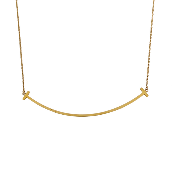 Tiffany T 18k Gold Necklace