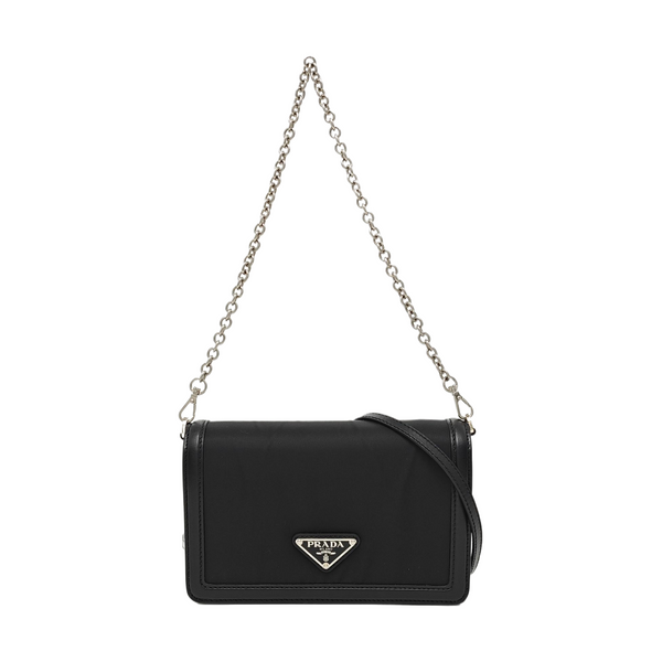 Nylon Shoulder Bag Mini Black