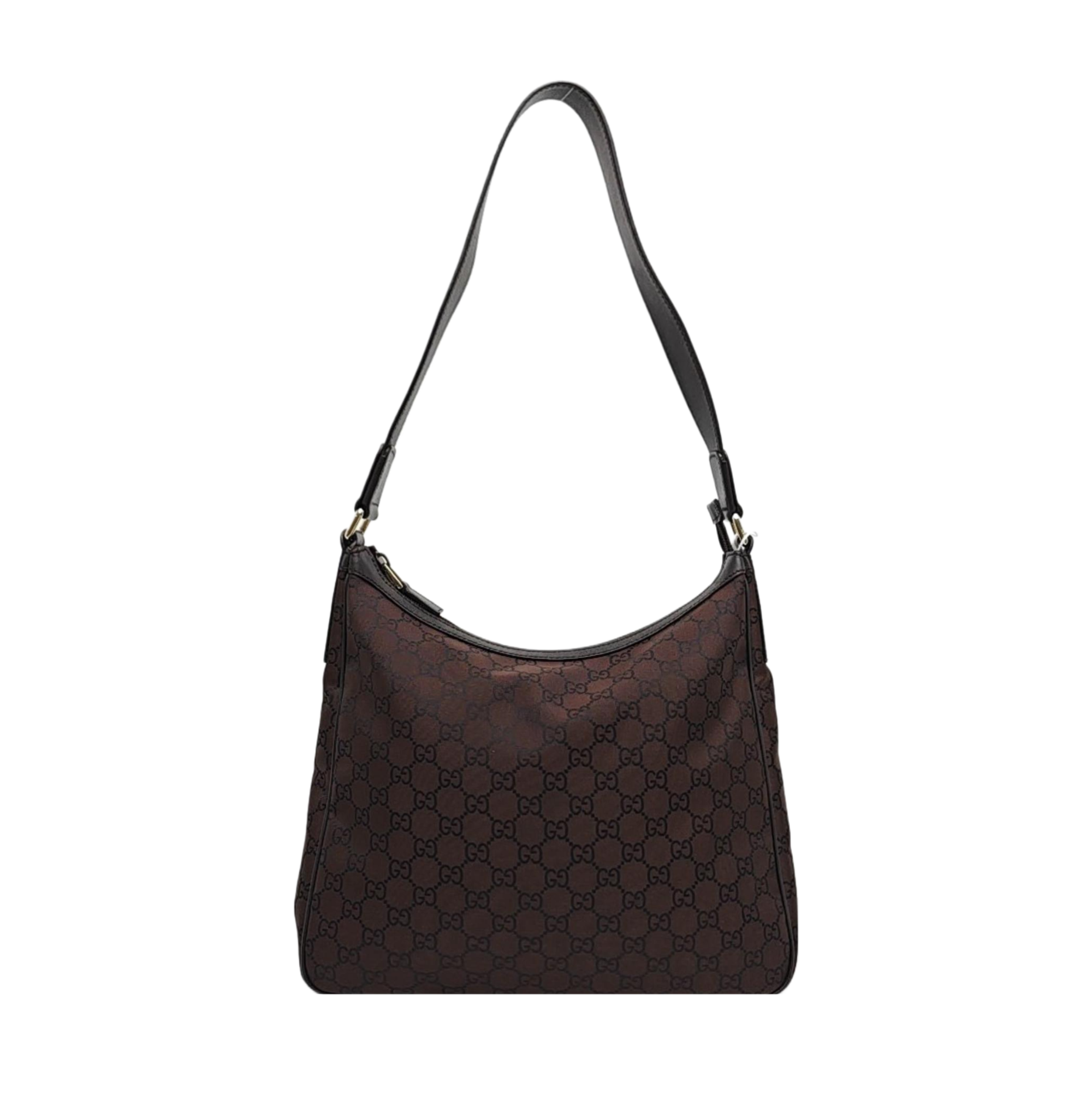 Monogram Canvas Tote Bag Brown