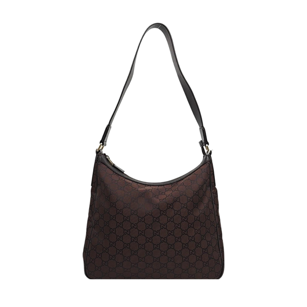 Monogram Canvas Tote Bag Brown