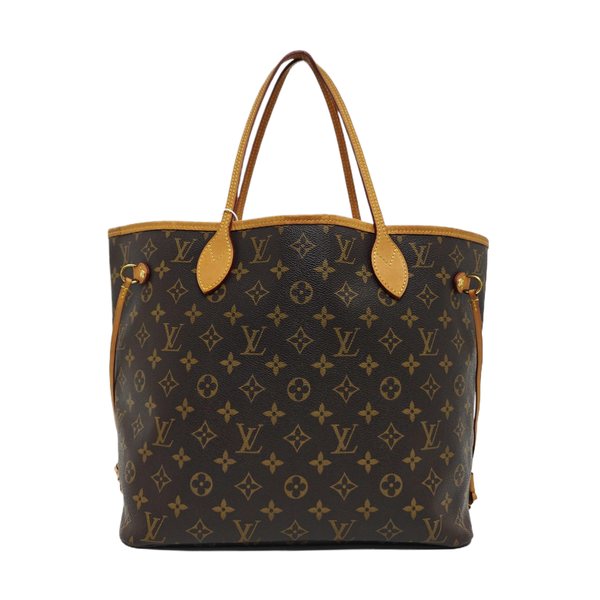 NEVERFULL MM Lona Monogram Revestida Marrón