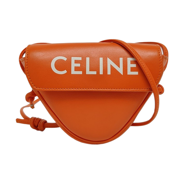 TRIANGLE Calfskin Orange