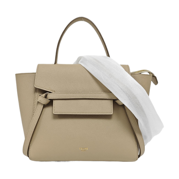 BELT Nano Calfskin Beige